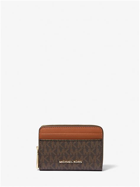 michael kors kartenetui jet set mit logo|Jet Set Travel Small Metallic Logo Top.